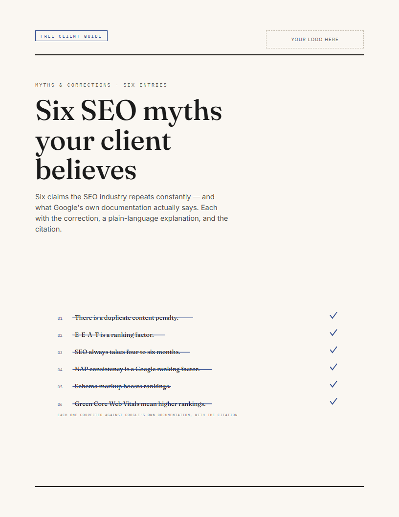 Six SEO myths your client believes: Six SEO myths your client believes